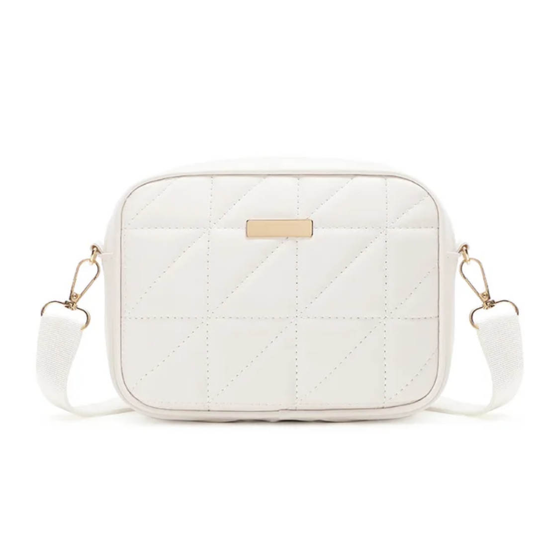 Kubri White Cross Body Bag