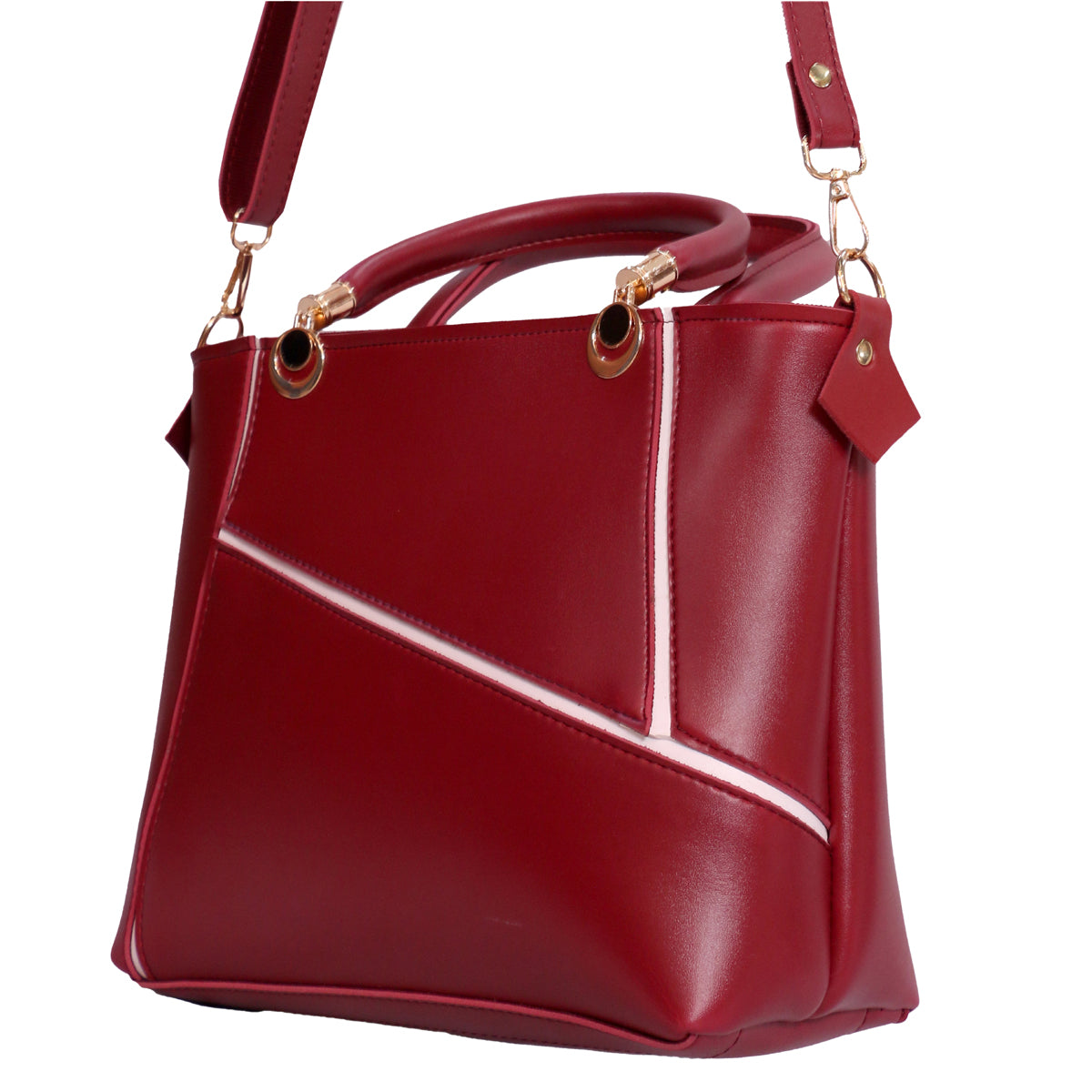 Contour Luxe Tote Maroon Bag