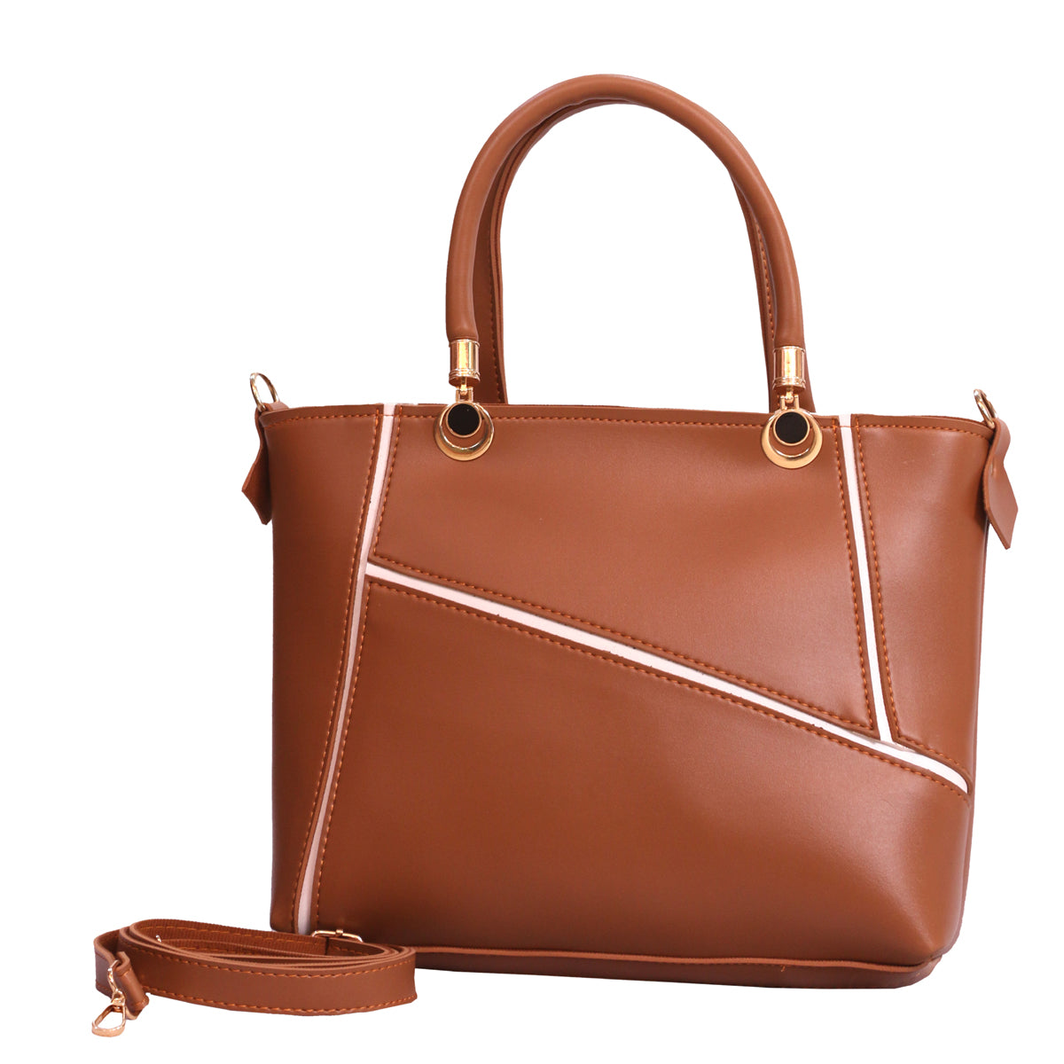 Contour Luxe Tote Brown Bag