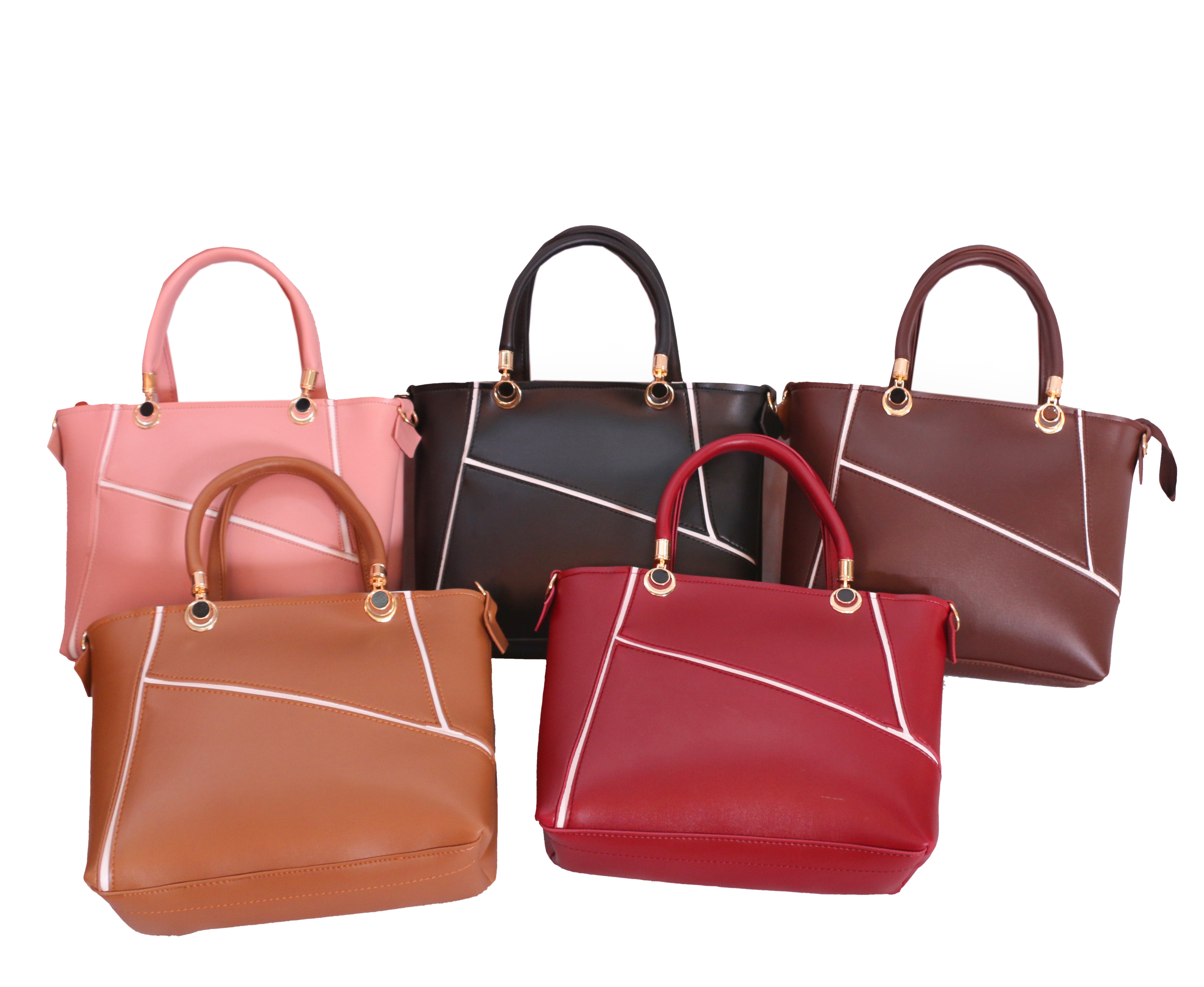 Contour Luxe Tote Maroon Bag