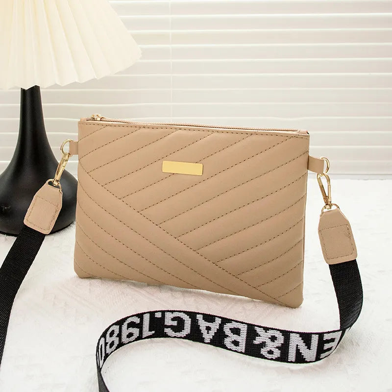 ZARA KHAKHI CROSS BODY BAG