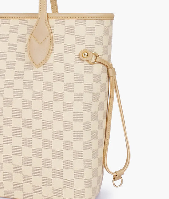 NeverFull White Tote Bag